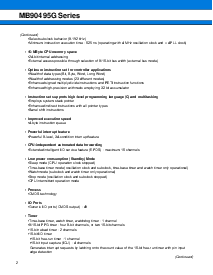 浏览型号MB90F497G的Datasheet PDF文件第2页