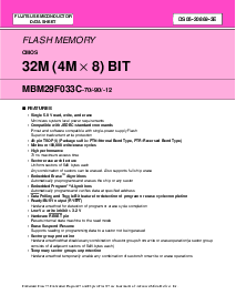 浏览型号MBM29F033C-90PTN的Datasheet PDF文件第1页
