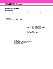 浏览型号MBM29F033C-90PTN的Datasheet PDF文件第8页