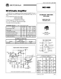 浏览型号MC1490的Datasheet PDF文件第1页