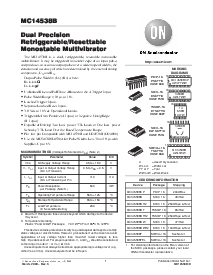 浏览型号MC14538BFEL的Datasheet PDF文件第1页