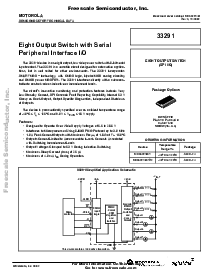 浏览型号MC33291DWR2的Datasheet PDF文件第1页