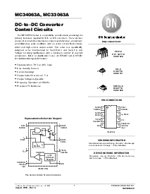 浏览型号MC34063BD的Datasheet PDF文件第1页