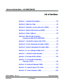 浏览型号MC68HC08AS32的Datasheet PDF文件第3页