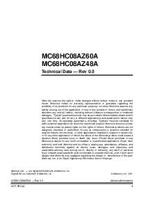 浏览型号MC68HC08AZ60A的Datasheet PDF文件第3页