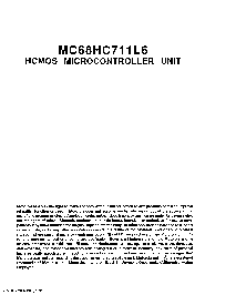 浏览型号MC68HC11L6CL的Datasheet PDF文件第3页