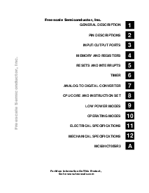 浏览型号MC68HC05SR3的Datasheet PDF文件第3页