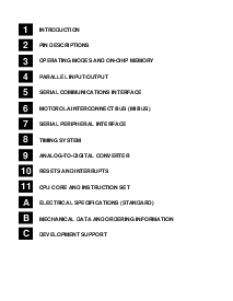 浏览型号MC68HC11PH8的Datasheet PDF文件第4页