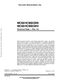 浏览型号MC68HC908GR4VDW的Datasheet PDF文件第3页