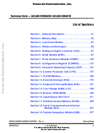 浏览型号MC68HC908GP32CB的Datasheet PDF文件第5页
