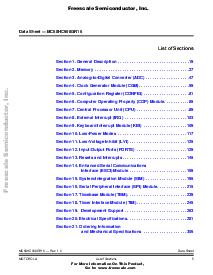 浏览型号MC68HC908GR16CFJ的Datasheet PDF文件第5页