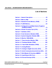 浏览型号MC68HC908SR12CFA的Datasheet PDF文件第5页
