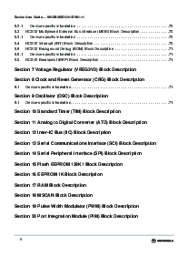浏览型号MC9S12B128VFU25的Datasheet PDF文件第6页