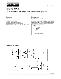 浏览型号MC79M08BT的Datasheet PDF文件第1页
