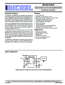 浏览型号MIC2548-2BMM的Datasheet PDF文件第1页