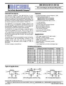 浏览型号MIC39101-2.5BM的Datasheet PDF文件第1页