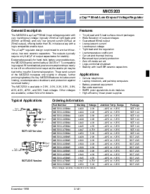 浏览型号MIC5203-3.0BM4的Datasheet PDF文件第1页