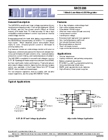 浏览型号MIC5206-3.3BMM的Datasheet PDF文件第1页