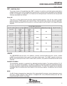 浏览型号MSP430F427IPM的Datasheet PDF文件第13页