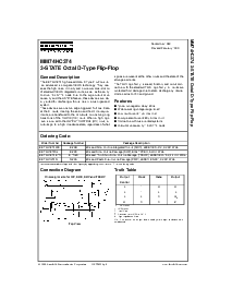 浏览型号MM74HC374WM的Datasheet PDF文件第1页