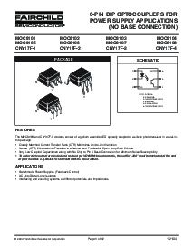 浏览型号MOC8102W的Datasheet PDF文件第1页