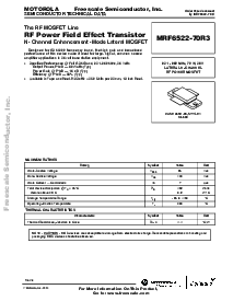 浏览型号MRF6522-70的Datasheet PDF文件第1页