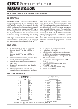 浏览型号MSM62X42B的Datasheet PDF文件第1页