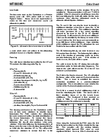 浏览型号MT8930C的Datasheet PDF文件第8页