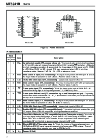 浏览型号MT8941BE的Datasheet PDF文件第2页