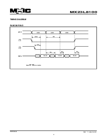 浏览型号MX23L8100TI-10的Datasheet PDF文件第4页