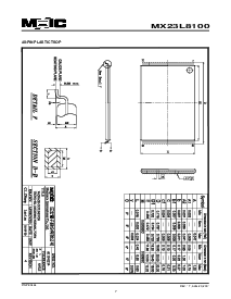 浏览型号MX23L8100TI-10的Datasheet PDF文件第7页