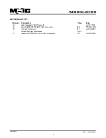 浏览型号MX23L8100TI-10的Datasheet PDF文件第8页