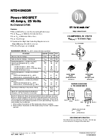 浏览型号NTD40N03R的Datasheet PDF文件第1页