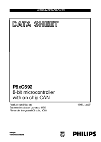浏览型号P80C592FFA的Datasheet PDF文件第1页