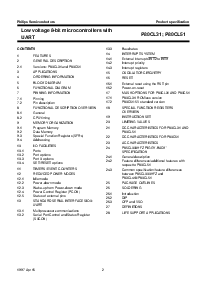 浏览型号P80CL51HFTD的Datasheet PDF文件第2页