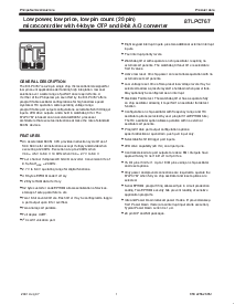 浏览型号P87LPC767FD的Datasheet PDF文件第4页