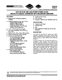 浏览型号PCM1770PW的Datasheet PDF文件第1页