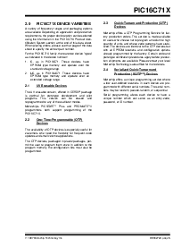 浏览型号PIC16C71-10E/SS的Datasheet PDF文件第5页