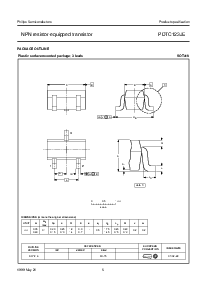 浏览型号PDTC123JE的Datasheet PDF文件第5页