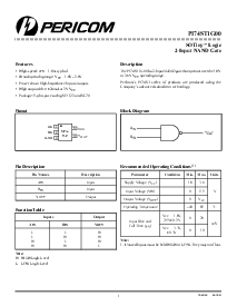 浏览型号PI74ST1G00TX的Datasheet PDF文件第1页