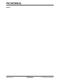 浏览型号PIC16C556A-04I/JW的Datasheet PDF文件第4页