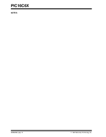 浏览型号PIC16C62-04E/PQ的Datasheet PDF文件第8页