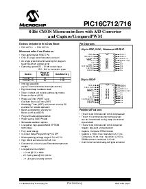 浏览型号PIC16C712的Datasheet PDF文件第1页