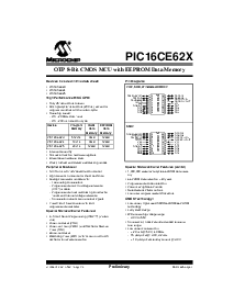 浏览型号PIC16CE625T-20E/SS的Datasheet PDF文件第1页