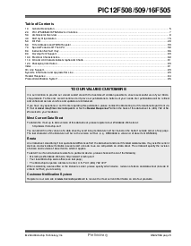 浏览型号PIC16F508TI/STG的Datasheet PDF文件第5页