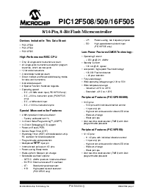 浏览型号PIC16F505的Datasheet PDF文件第3页