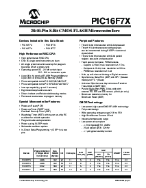 浏览型号PIC16F74-I/SP的Datasheet PDF文件第3页