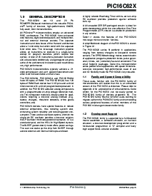 浏览型号PIC16LCR620A-20E/JW的Datasheet PDF文件第5页