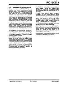 浏览型号PIC16LCR620A-20E/JW的Datasheet PDF文件第9页