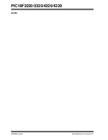 浏览型号PIC18F2220T-I/SO的Datasheet PDF文件第8页